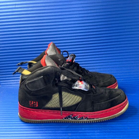 Size 12- Men’s Nike Air Jordan AJF 5 'Varsity Red' 318608-062 RARE 2007 - Picture 1 of 8